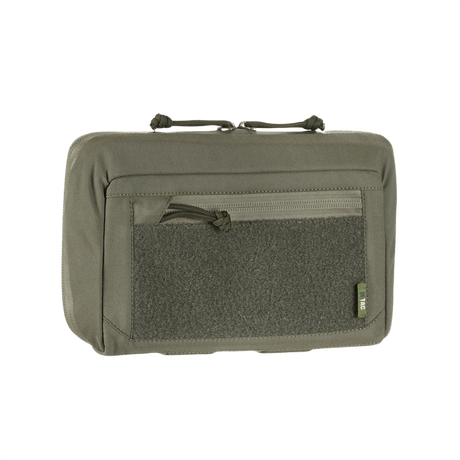M-Tac Admin Pouch Large Elite Gen.II i robust Cordura 500D med AquaGuard lynlås og velcro til modulære tilbehør, perfekt til tablet og småting.