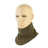 M-Tac Anatomisk Snood Justerbar Elite Fleece (320 g/m²) i grønt, vist på mannequin, multifunktionelt tilbehør til koldt vejr.
