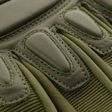 Detaljer af M-Tac Handsker Assault Tactical Mk.2 med støddæmpende inserts og justerbar velcro for komfort.