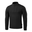 M-Tac Centurion Microfleece Jakke i sort med YKK-lynlås og forstærkede skuldre. Designet til varme og bevægelighed.