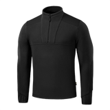 M-Tac Centurion Microfleece Jakke i sort med YKK-lynlås og forstærkede skuldre. Designet til varme og bevægelighed.