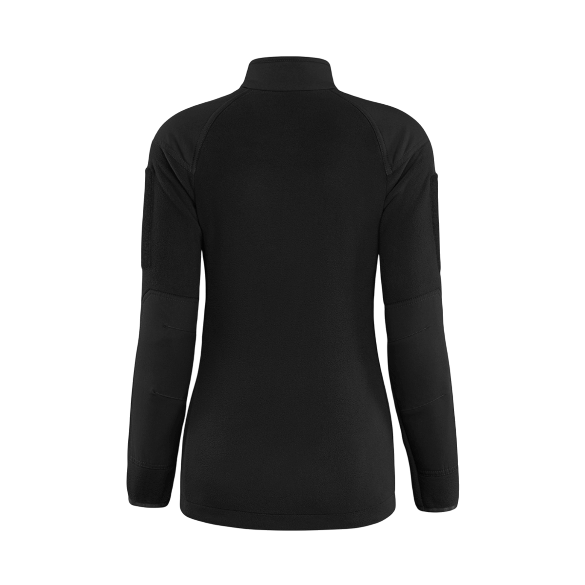 M-Tac Combat Fleece Jakke Dame – Polartec og taktisk med ergonomisk pasform i sort set bagfra.
