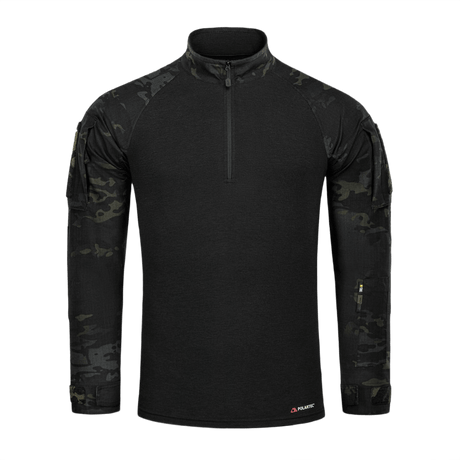 M-Tac Combat Shirt Gen.II Pro NYCO Extreme i Black Multicam®, slidstærkt og brandsikkert design, ideel til taktiske formål
