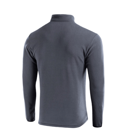 M-Tac Delta Fleece Jakke bagside, ideel til udendørs aktiviteter i koldt vejr, med tommelhuller for ekstra komfort.