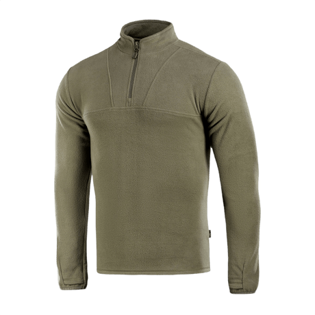 M-Tac Delta Fleece Jakke i olivenfarvet, designet til komfort og bevægelsesfrihed. Ideel til koldt vejr og udendørs aktiviteter.