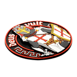M-Tac Deus Vult 3D PVC Patch med ridderdesign og teksten 'Deus Vult'. Taktisk morale patch, nem at fastgøre til tøj eller udstyr.