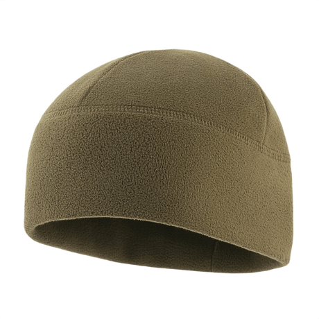 M-Tac Watch Cap Elite Fleece Beanie Hat i fleecemateriale, let og varm til koldt vejr, perfekt til taktisk brug og vinteraktiviteter, brun farve