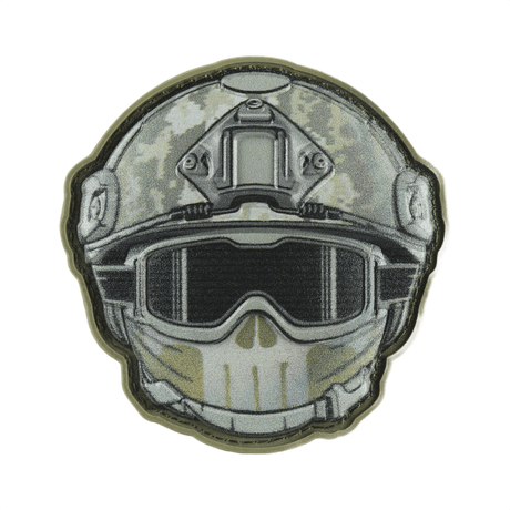 M-Tac Patch Emoji #20 PVC med 3D-effekt, moralepatch med velcro, perfekt til tøj, taske eller udstyr, 6.5 x 6.5 cm