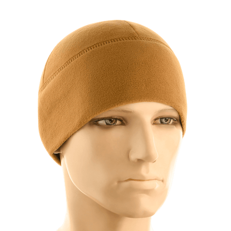 M-Tac Fleece Watch Cap Light Polartec Gen II i brun fleece, alsidig vinterhue til hverdag og udendørs aktiviteter.