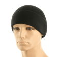 Sort M-Tac Fleece Polartec Watch Cap på mannequin, ideel til kolde vejrforhold, lavet af holdbar Polartec® 200 Series fleece.