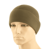 M-Tac Fleece Polartec Watch Cap i olivenfarve, bæres af mand Model iført M-Tac hue til kolde vejrforhold