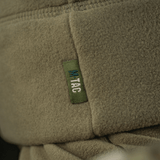 M-Tac Fleece Polartec Watch Cap i slidstærk Polartec® 200 Series fleece med grøn mærkat, ideel til kolde vejrforhold.