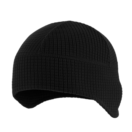 M-Tac Fleece Rip-Stop Hjelmhue Gen.II i sort, varmeisolerende hat med anti-pilling, perfekt til koldt vejr. Lavprofil design til hjelme.