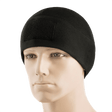 M-Tac Fleece Tactical Watch Cap Beanie with Patch Panel in black fleece, perfect for tactical use and outdoor activities.