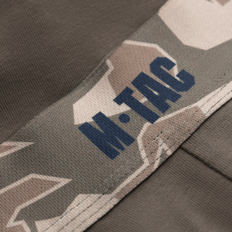 Detaljeret syning og elastik med logo på M-Tac Herre Boxer 93/7, designet til komfort, holdbarhed og bevægelsesfrihed. Ideel til aktiv livsstil.