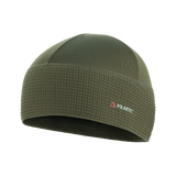 M-Tac Hjelm Watch Cap Polartec i olivenfarve, fremstillet af let og varm Polartec® fleece, ideel til koldt vejr og passer under hjelme.