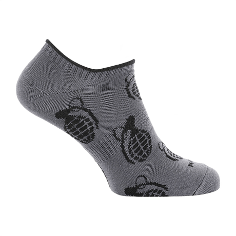 M-Tac Let Sommersokker Grenader i gråt med anatomisk form og ergonomisk pasform, ideel til løb og udendørs aktiviteter.