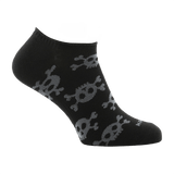 M-Tac Let Sommersokker Pirate Skull sportsokker med ergonomisk pasform og piratskalle mønster designet til varmt vejr og udendørs aktiviteter.