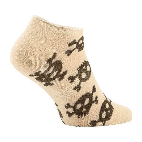 M-Tac Let Sommersokker Pirate Skull med ergonomisk pasform og piratskalle-design, perfekt til udendørs aktiviteter i varmt vejr.