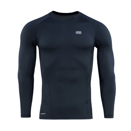 M-Tac Level I Polartec Thermal Shirt i marineblå, langærmet termotrøje ideel som baselayer til vinter, lavet af Power Dry® materiale.