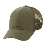 M-Tac Mesh Flex Ripstop Baseball Cap i olivenfarve med mesh-paneler for ventilation og komfort. Holdbar og justerbar cap til udendørs brug.