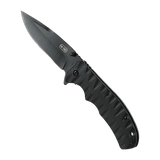 M-Tac Outdoor & Militær foldekniv - Type 4 med sort klinge og G10 håndtag, letvægts og holdbar, perfekt til EDC-udstyr.