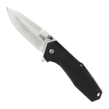 M-Tac Outdoor & Militær foldekniv - Type 5, ultralet EDC kniv med krom rustfrit stål klinge og solidt aluminiumshåndtag.