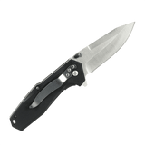 M-Tac Outdoor & Militær foldekniv - Type 5, ultralet EDC-kniv med rustfrit stål klinge og aluminiumshåndtag, skridsikker og riflet design