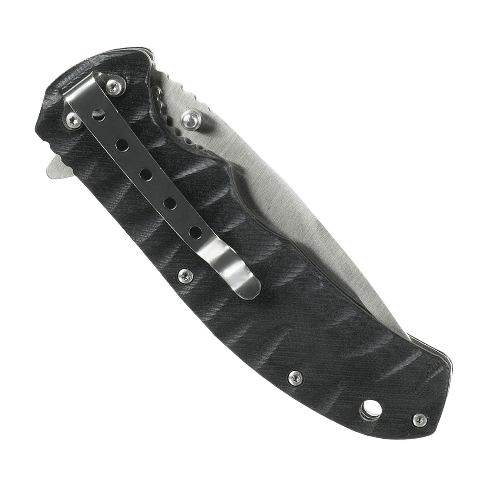 Lukket M-Tac Outdoor & Militær foldekniv - Type 4 med rustfri stålklinge og G10-håndtag
