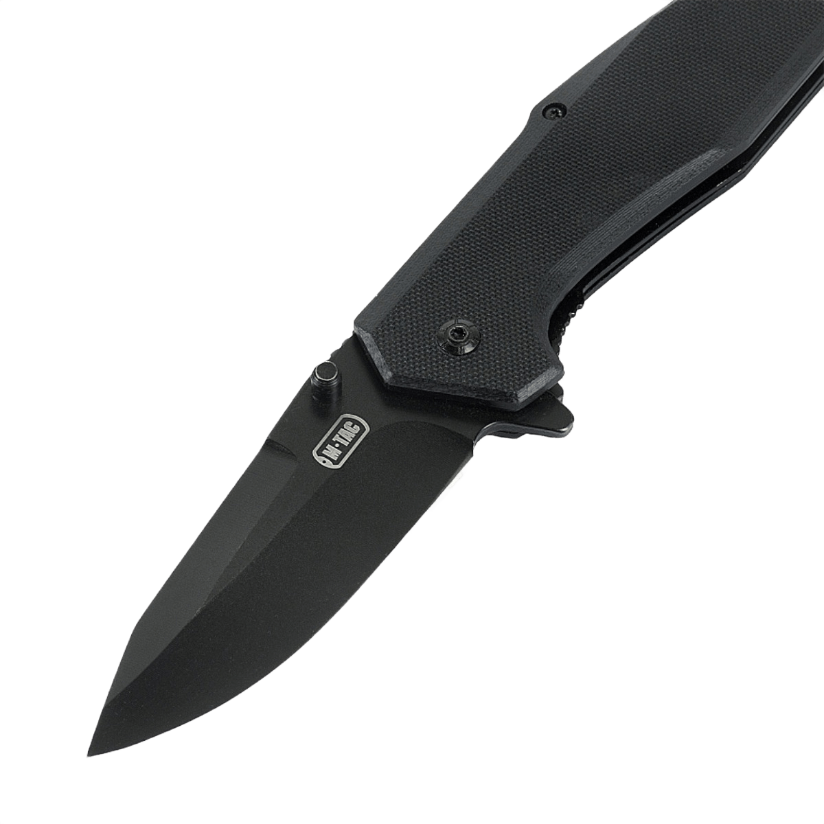 M-Tac Outdoor & Militær foldekniv - Type 5 med krom rustfrit stål klinge og aluminiumshåndtag, ultralet taktisk design.