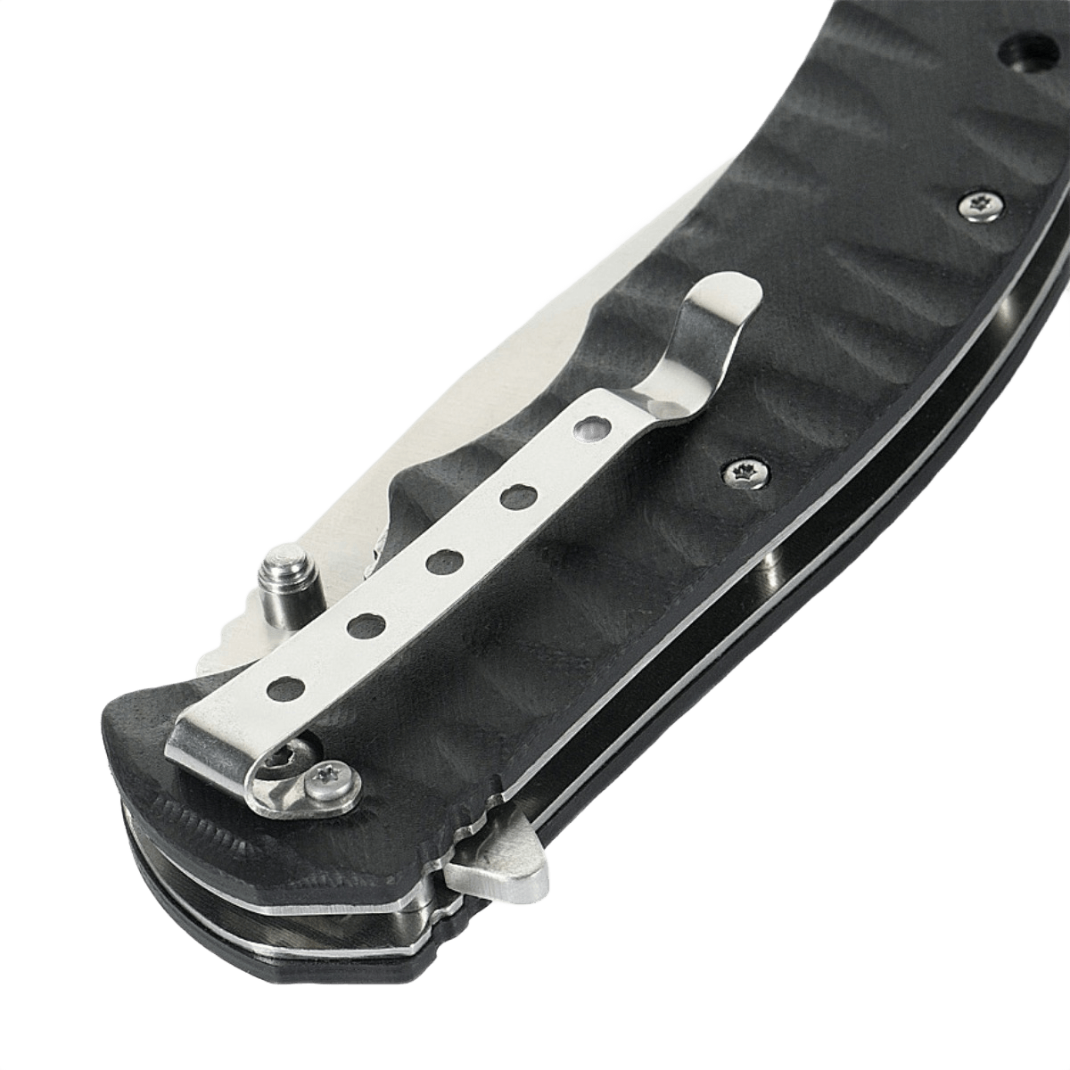 M-Tac Outdoor & Militær foldekniv - Type 8 lukket visning med clip