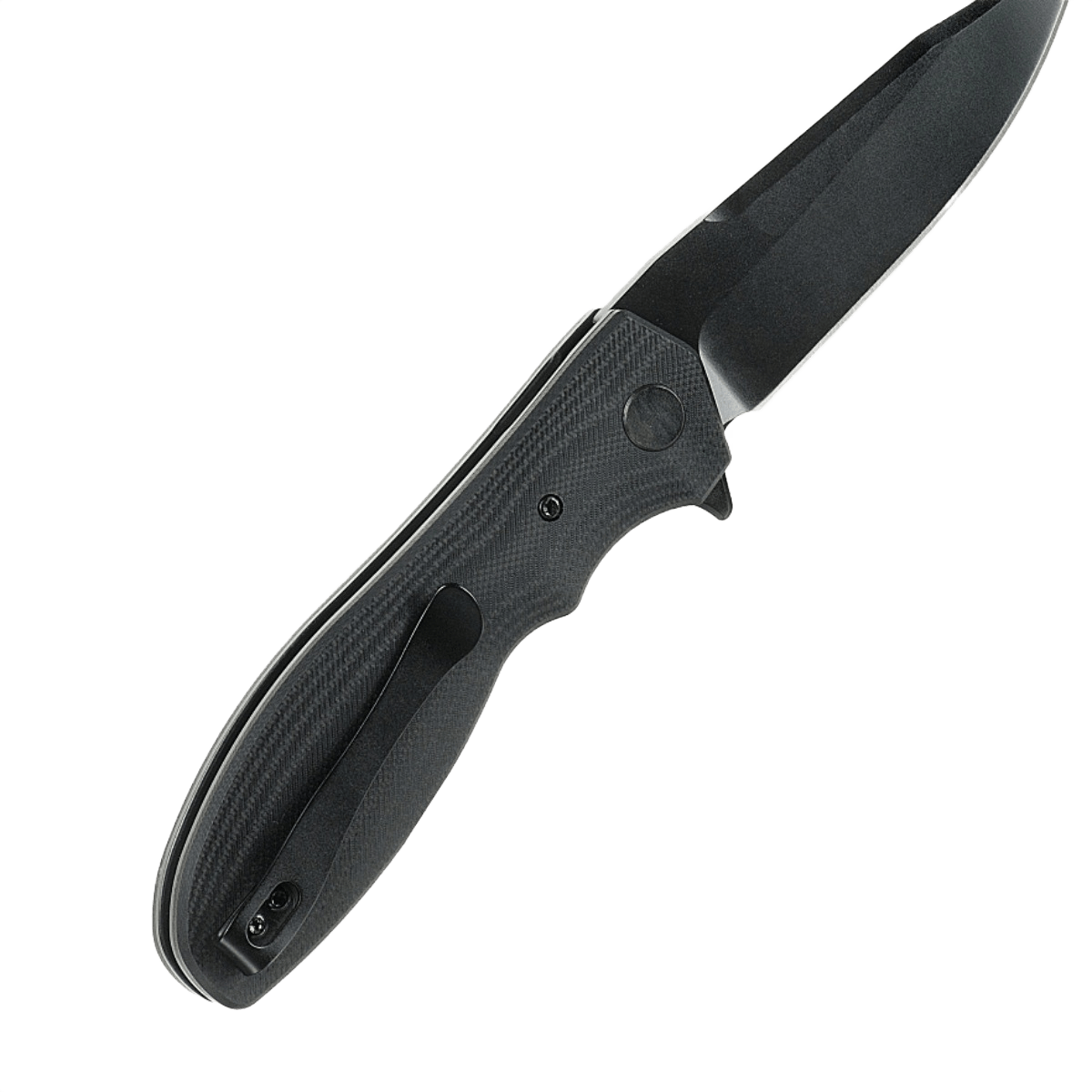 M-Tac Outdoor & Militær foldekniv - Type 8 med Clip Point-klingedesign i rustfrit stål, ideel til taktisk brug og EDC-udstyr.