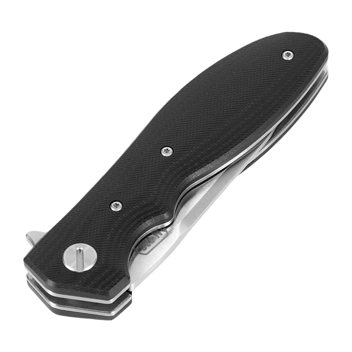 M-Tac Outdoor & Militær foldekniv - Type 6, ultralet med krom rustfrit stål klinge og G10-komposit håndtag i sort, perfekt til EDC.