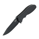 M-Tac Outdoor & Militær foldekniv - Type 6, taktisk foldekniv med krom rustfrit stålblad og sorte G10-komposit greb, ideel til EDC-brug