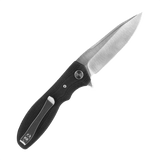 M-Tac Outdoor & Militær foldekniv - Type 6 med krom rustfrit stål klinge og sort G10-komposit håndtag, ideel til EDC-brug.