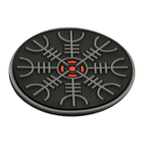 M-Tac Patch Egeshjelm 3D PVC med Helm of Terror symbol, 55 mm diameter, med Velcro til uniformer og udstyr.