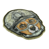 M-Tac Patch Emoji #11 med 3D PVC-effekt og Velcro, sjov morale patch til tøj eller udstyr, viser følelser uden ord, størrelse 6.5 cm