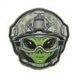 M-Tac Patch Emoji #14 med 3D-effekt, PVC materiale, Velcro fastgørelse. Sjov morale patch med alien motiv. Størrelse: 6.5 x 6.5 cm.