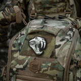 M‑Tac Patch Old Tiger på camouflage taske med tigerkranie design, 3D-effekt, hædret ukrainske soldater