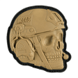 M-Tac Patch Operator 3D PVC with realistic design and Velcro attachment, suitable for clothing or tactical gear.