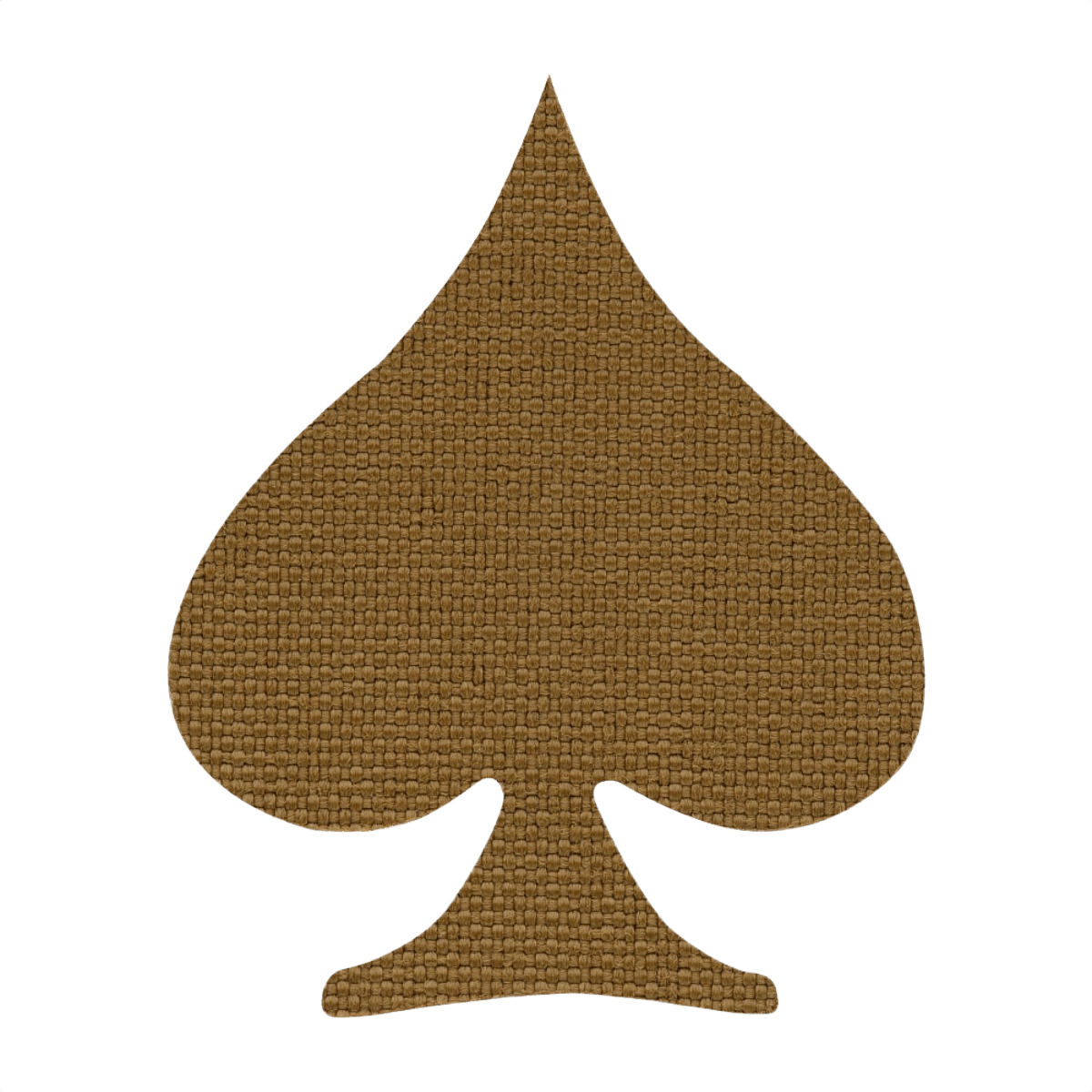 M‑Tac Patch Spades Laser Cut i Cordura 500D med velcro; taktisk Ace of Spades patch til uniformer og udstyr, ideel til militærbrug.