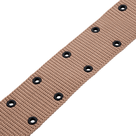 M-Tac Pistolbælte i nylon med plastikøskner, inspireret af BSS/A.L.I.C.E.-systemet, egnet til taktisk brug eller hverdagsbrug.