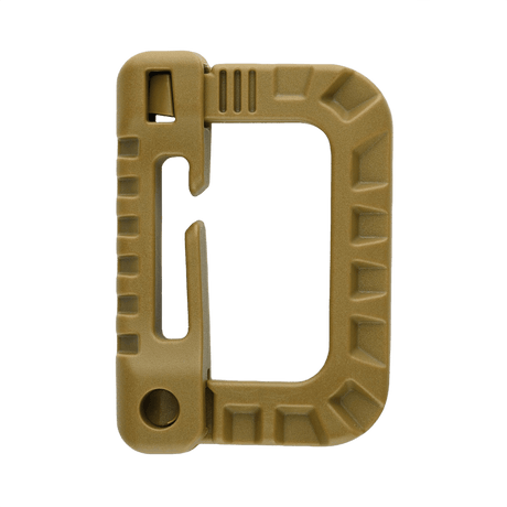 M-Tac Plast Karabin i slidstærkt ABS-plast til let fastgørelse af udstyr, ideel til vest, bælte eller taske.