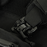 Hurtig-lås 2M ROC spænde på en M-Tac Plate Carrier Cuirass FAST QRS XL Gen.II, lavet af slidstærk Cordura 500D.