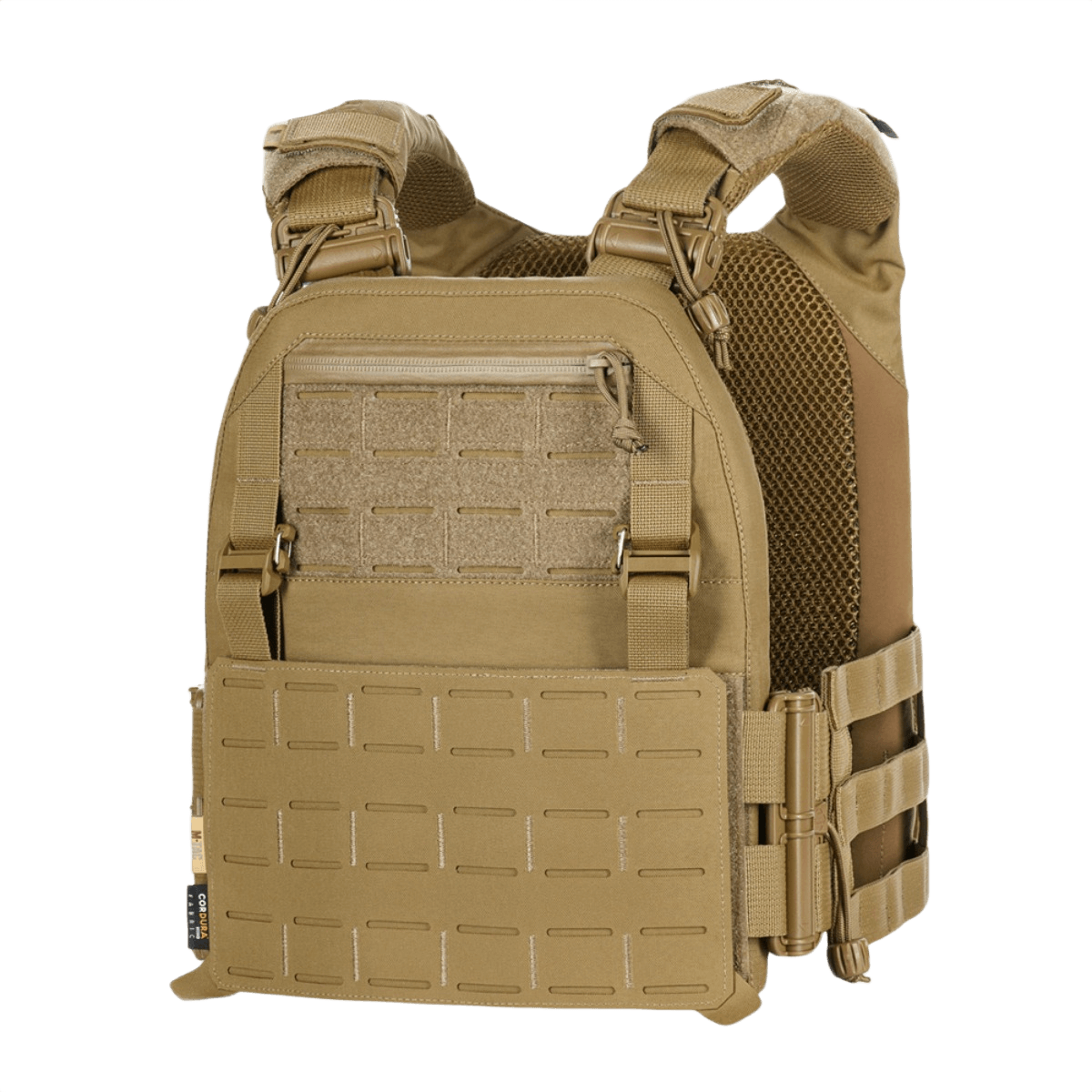M-Tac Plate Carrier Cuirass FAST Elite Gen.II i holdbar Cordura 500D med hurtigspænder og forlængbare skulderremme til taktik.