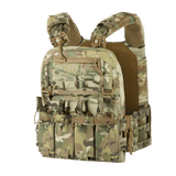 M-Tac Plate Carrier Cuirass FAST XL QRS beskyttelsesvest i Cordura 500D med hurtig-lås, ESAPI XL kompatibilitet.