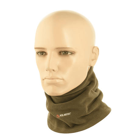 M-Tac Polartec Lang Tubehalstørklæde på mannequin viser alsidighed til beskyttelse mod vind og let nedbør. Perfekt til hverdagsbrug.