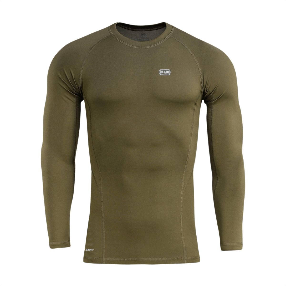 M-Tac Level I Polartec Thermal Shirt til vinter og lavsæson, baselayer, Power Dry materiale, anatomisk pasform, flade sømme.