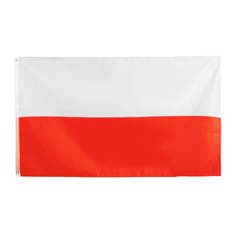 M-tac Polsk Orlogsflag med hvidt og rødt design, ideel til maritime begivenheder og samlinger.