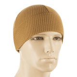 M-Tac Rip-Stop Fleece Hjelmliner i brun, fremstillet af slidstærkt fleece, perfekt til køligt vejr og brug under hjelme for varme og komfort.